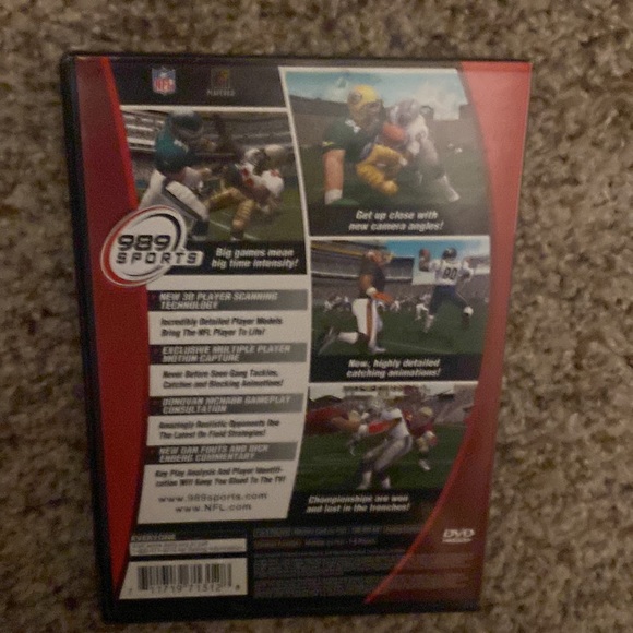 PS2 NFL Gameday 2002 DVD - Original Case & Guidebook - DVD in Great Shape!! - Picture 2 of 5